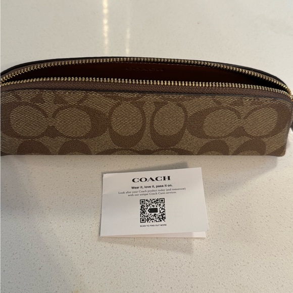 Brown Monogram Pencil Case - Picture 3 of 5